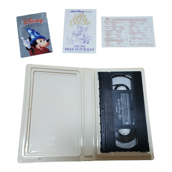 The Great Mouse Detective VHS 1992 - Picture 2 of 8